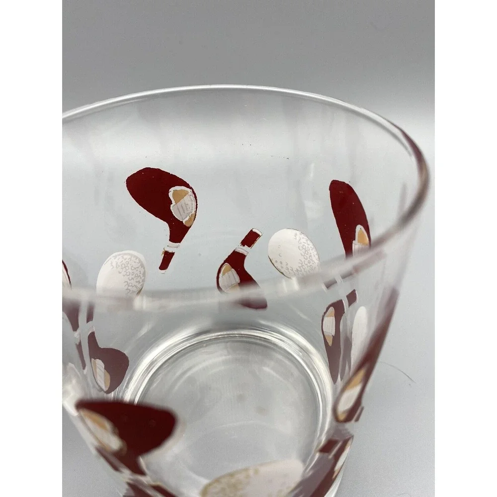 2 MCM‎ Low Ball Tumblers Golf Theme